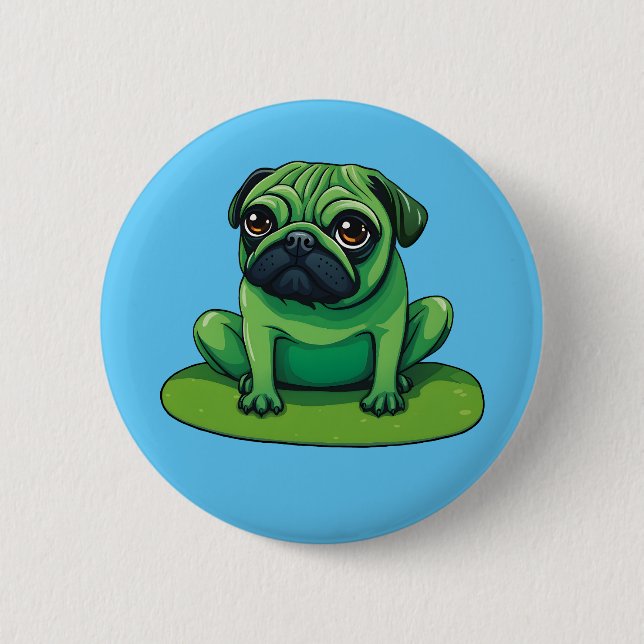 Lili Pug Button (Front)