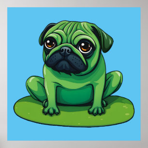 Lili Pug Poster