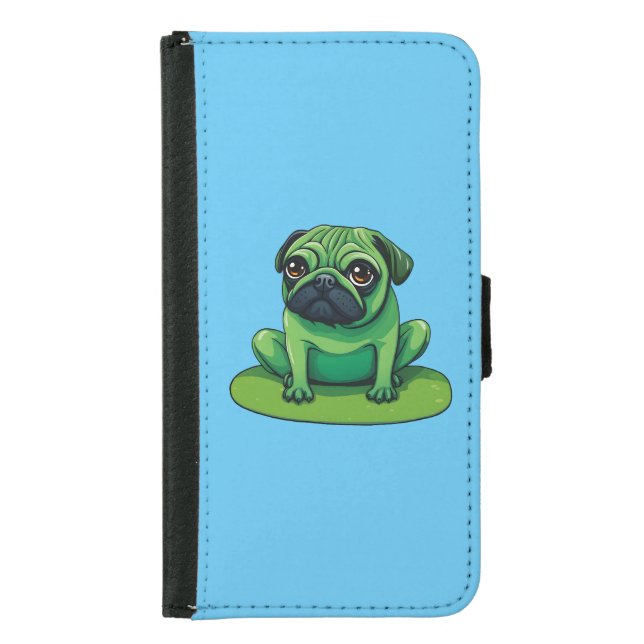 Lili Pug Samsung Galaxy Wallet Case (Front)