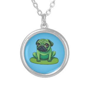 Lili Pug Silver Plated Necklace