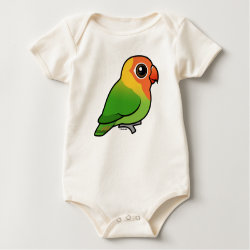 Birdorable Lilian's Lovebird Infant Organic Creeper