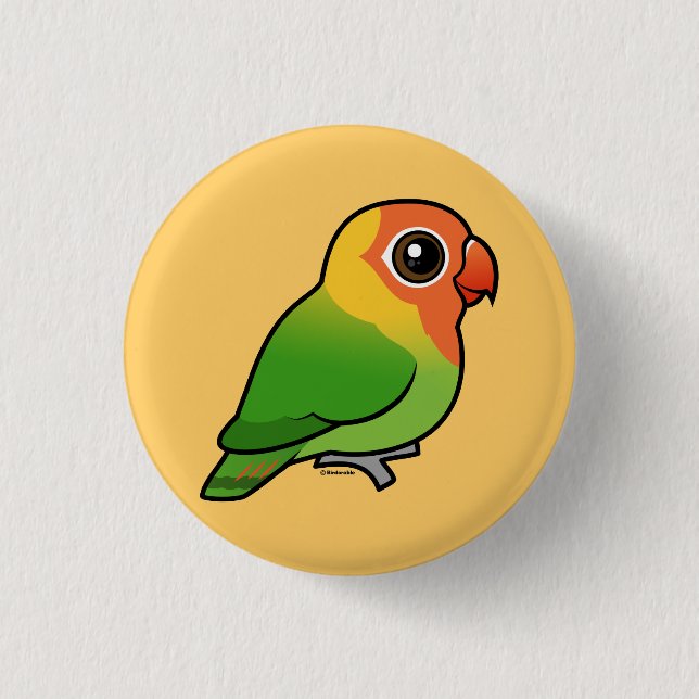 Lilian's Lovebird Button (Front)