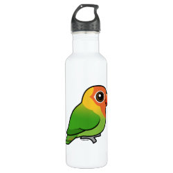 Birdorable Lilian's Lovebird Water Bottle (24 oz)