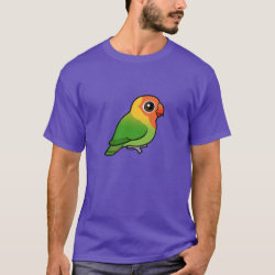 Birdorable Lilian's Lovebird Men's Basic Dark T-Shirt