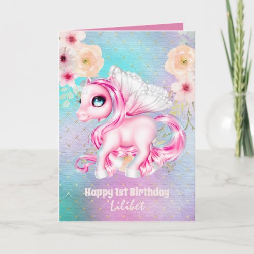 Lilibet 1st Birthday Cards _ Princess Unicorns