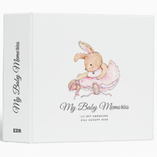Lilibet Baby Memories Journal Princess Ballerina 3 Ring Binder