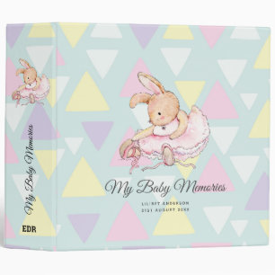 Lilibet Baby Memories Journal Princess Ballerina 3 Ring Binder
