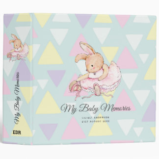 Lilibet Baby Memories Journal Princess Ballerina 3 Ring Binder