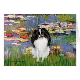 Lilies 2 - Japanese Chin 3 Cards