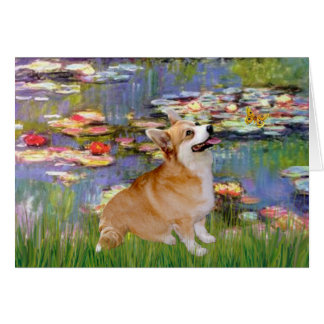 Lilies 2 - Pembroke Welsh Corgi 7B Cards