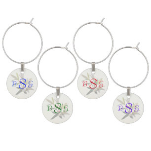 Lilies and Berries Wedding Supplies Wine Charm