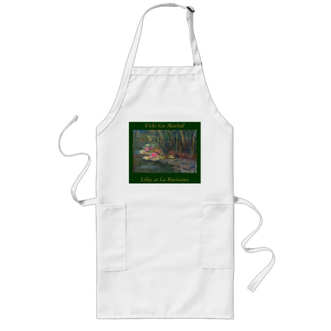 Lilies at La Rusticana Long Apron (Front)