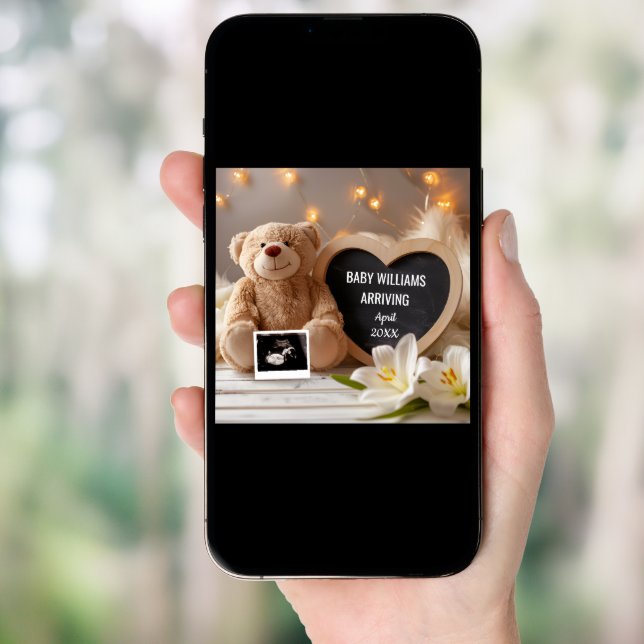 Lilies Baby Announcement Social Media (Front Digital)