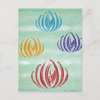 Lilies, Bidjara 2007 Postcard