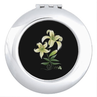 Lilies Compact Mirror