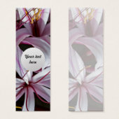 Lilies Custom Bookmark (Front & Back)