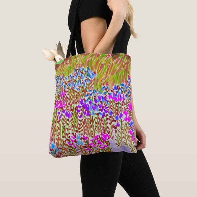 Lilies Everywhere Tote Bag (Close Up)