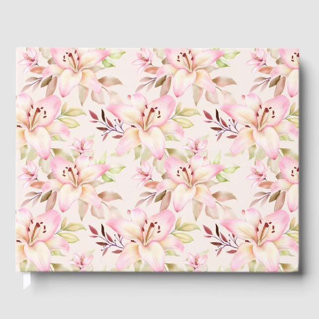 Lilies  guest book (Front)