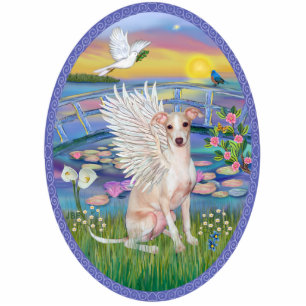 Lilies - Itlaian Greyhound (fawn) Statuette