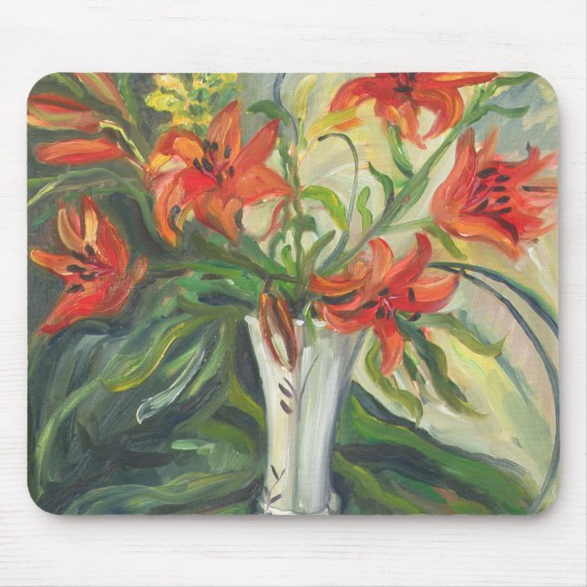 Lilies Mouse Pad (Front)