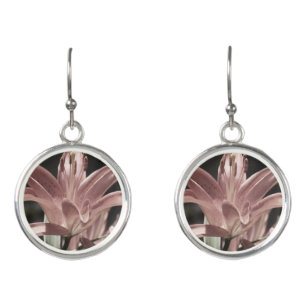 Lilies-Muted Tones by Shirley Taylor Earrings
