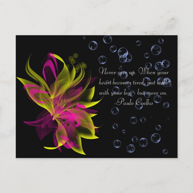 Lilies N' Bubbles Postcard (Front)