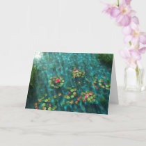 Lilies on the Water Card
