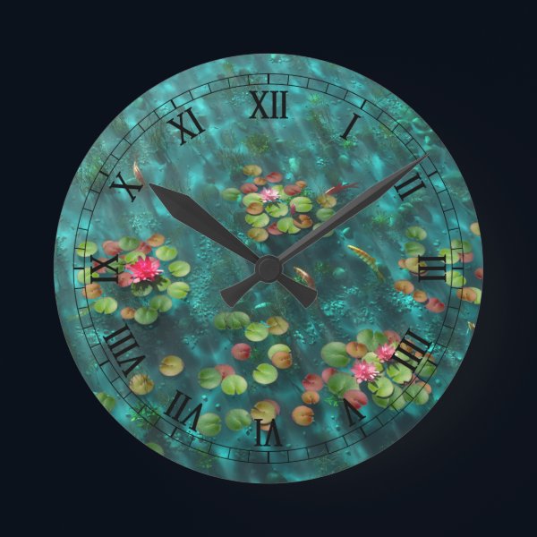 Lilies on the Water Clock