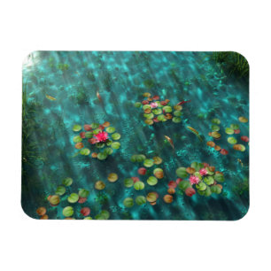 Lilies on the Water Flexible Magnet