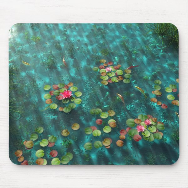 Lilies on the Water Mousepad