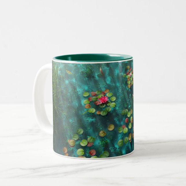 Lilies on the Water Mug (Front Left)