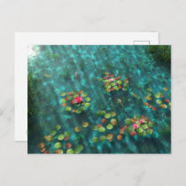 Lilies on the Water Postcard
