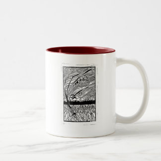 Lilies, "Once you make a decision, the universe... Two-Tone Coffee Mug
