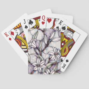 Lilies  poker cards