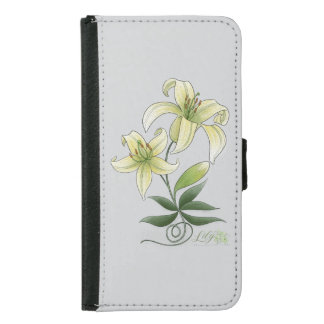 Lilies Samsung Galaxy S5 Wallet Case
