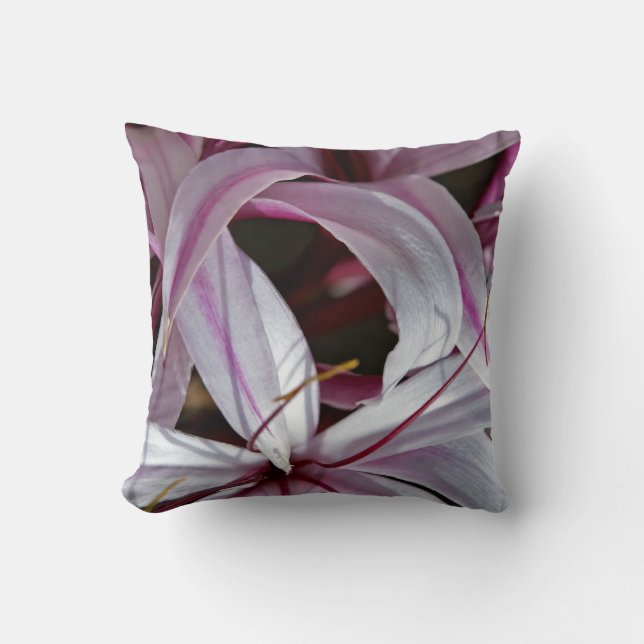 Lilies Throw Pillow (Front)