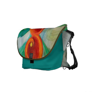 Lilies Trio Rickshaw Messenger Bag