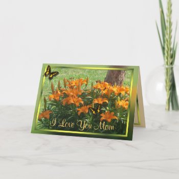 Lilies Under The Redbud- Customize Any Occasion Card by MakaraPhotos at Zazzle