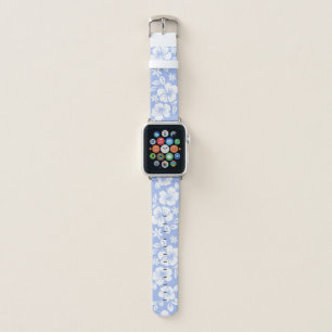Lilikoi Hibiscus Hawaiian Floral Customize Color Apple Watch Band