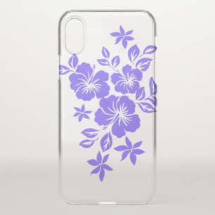 Lilikoi Hibiscus Hawaiian Floral Lilac iPhone X Case
