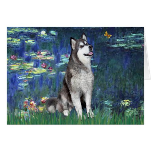Lililes #5 - Alaskan Malamute Cards (Front Horizontal)