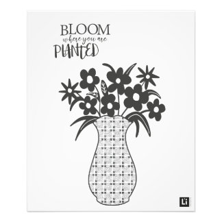 Lil'Inspirations #12 - Bloom where you are planted Photo Print