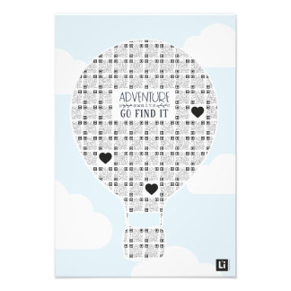 Lil'Inspirations #14 - Adventure awaits, go.. Photo Print