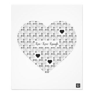 Lil'Inspirations #20 - Live, Laugh, Love Photo Print