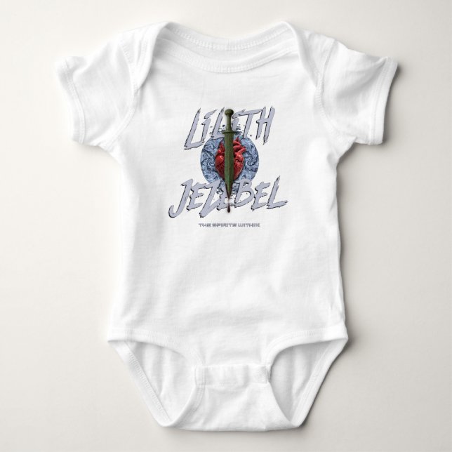 Lilith and Jezebel Baby Bodysuit (Front)