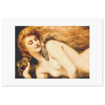 Lilith by John Collier Tissue Paper