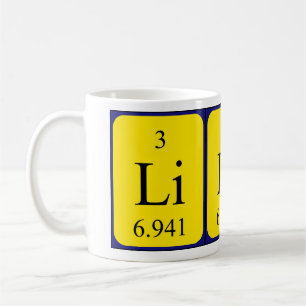 Lilith periodic table name mug