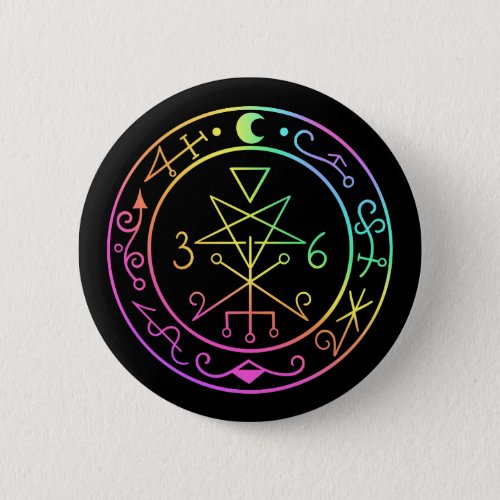 Lilith sigil Dark moon Goddess seal  Button