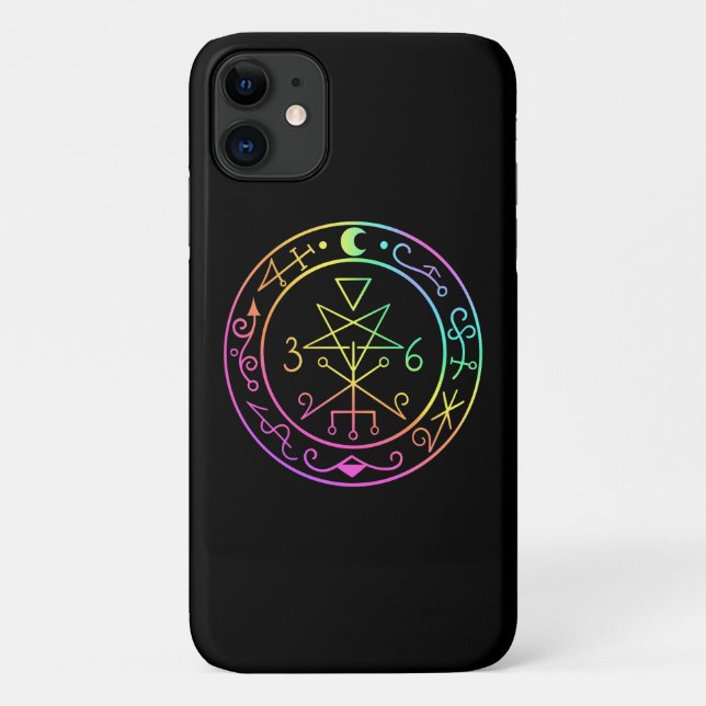 Lilith sigil. Dark moon Goddess seal Case-Mate iPh iPhone Case (Back)