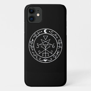 Lilith sigil. Dark moon Goddess seal iPhone 11 Case